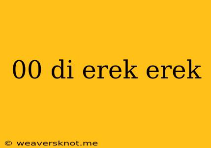 00 Di Erek Erek