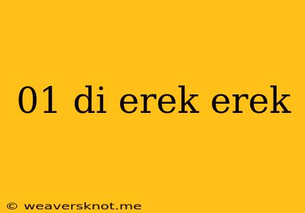 01 Di Erek Erek