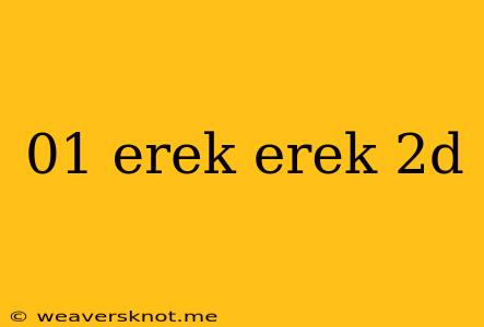 01 Erek Erek 2d