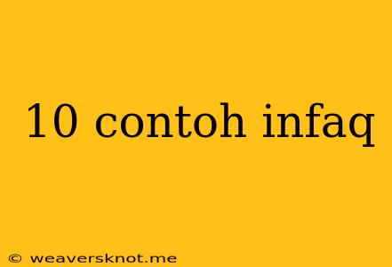 10 Contoh Infaq