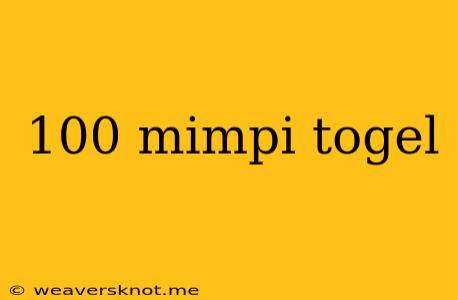 100 Mimpi Togel