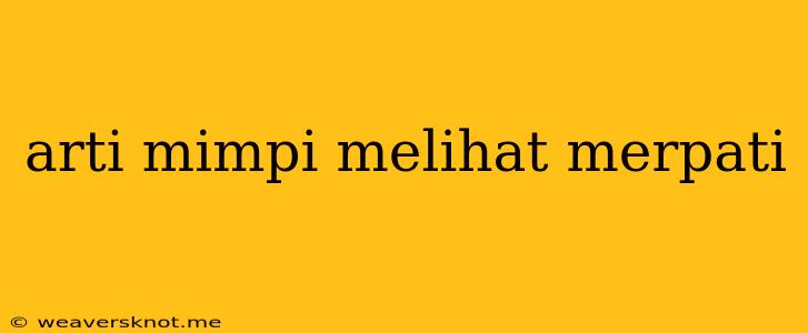 Arti Mimpi Melihat Merpati